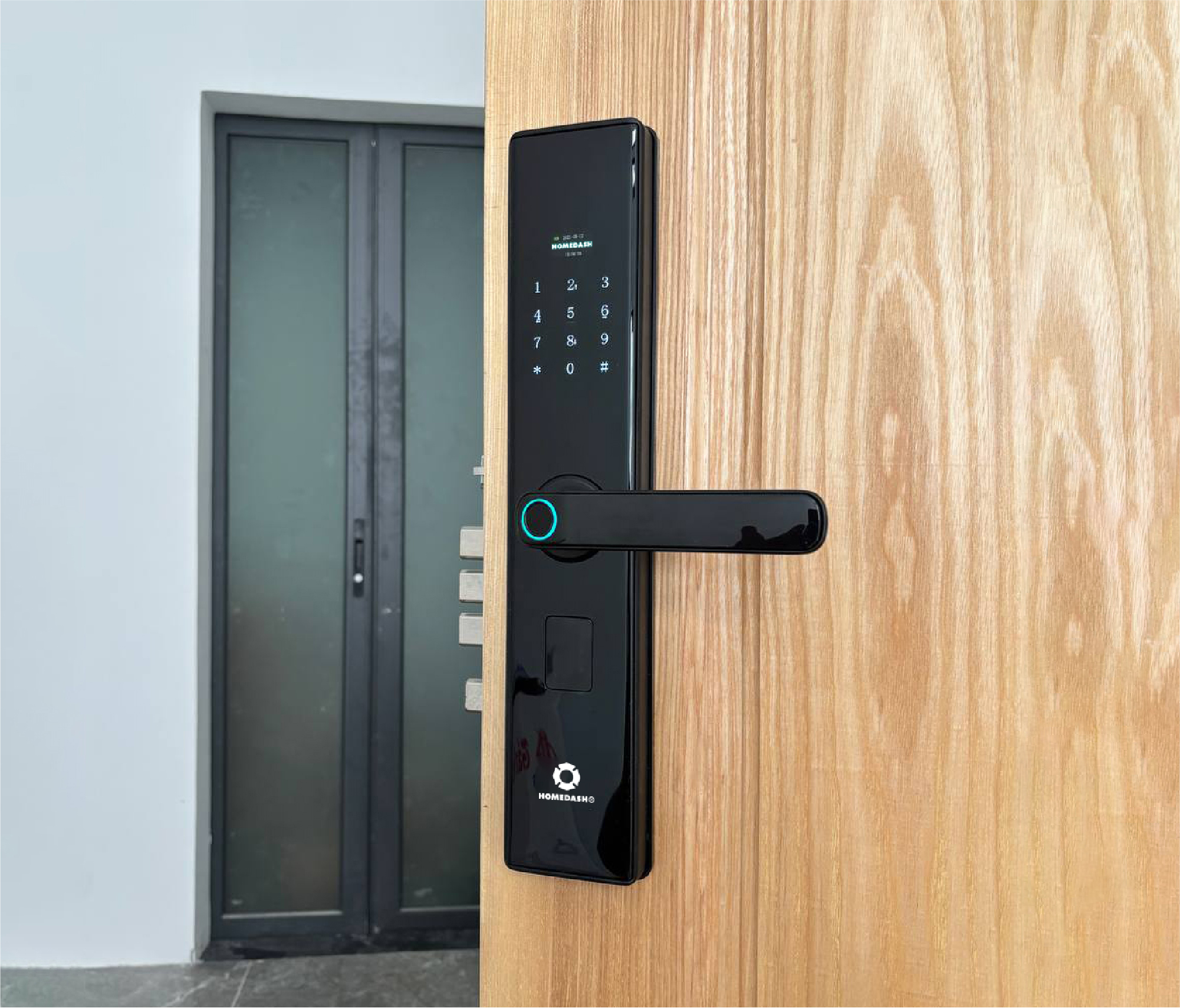 Khoá vân tay cửa gỗ 4 tính năng AB-07E HomeDash - Image 3