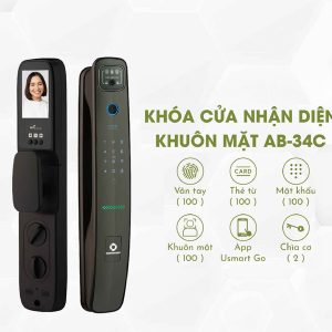 Khóa cửa nhận diện khuôn mặt AB-34C HomeDash