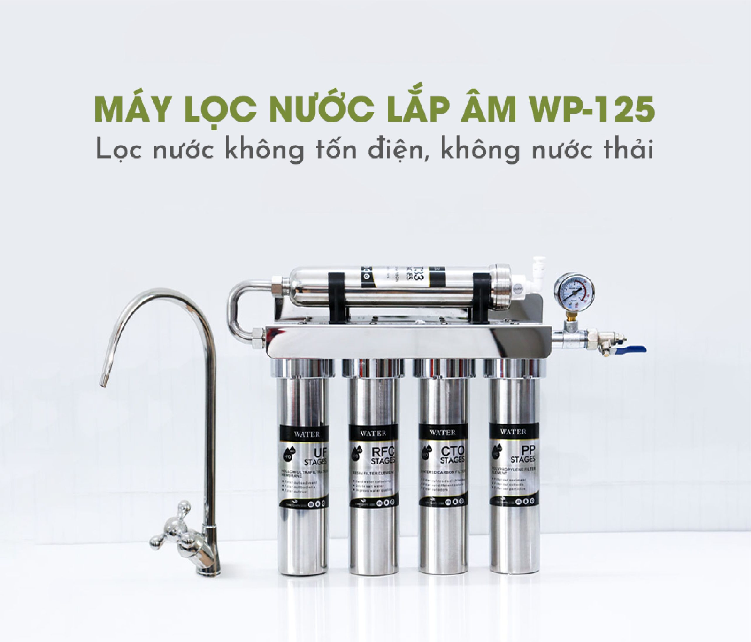 Máy lọc nước lắp âm UF WP-125 HomeDash