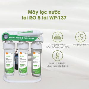 Máy lọc nước lắp âm RO 5 lõi WP-137 HomeDash